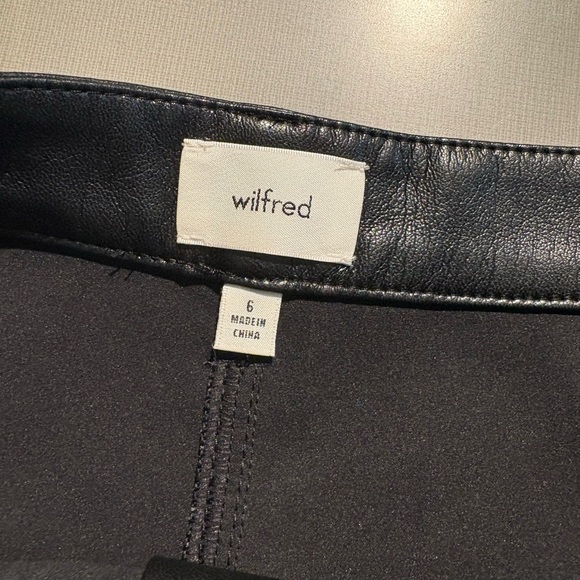 Aritzia Wilfred Rebel Vegan Leather Pant - Picture 5 of 7